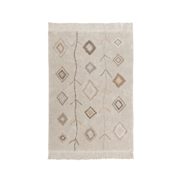 Tapis Rectangulaire En Coton Terre Kaarol