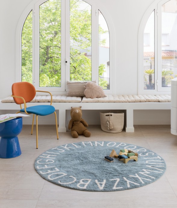 Tapis Rond En Coton...