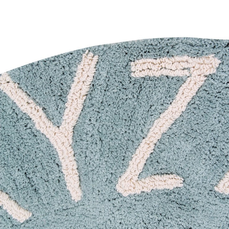 Tapis Rond En Coton Alphabet Abc