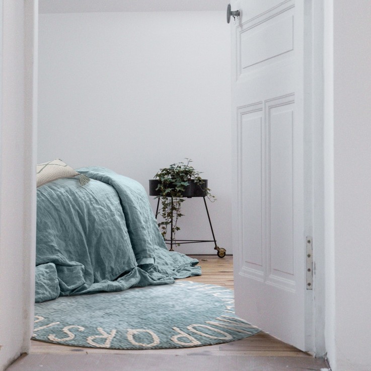 Tapis Rond En Coton Alphabet Abc