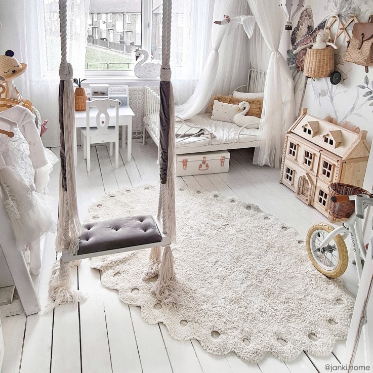 Tapis Ovale En Coton Pomme De Pin Cotton Woods