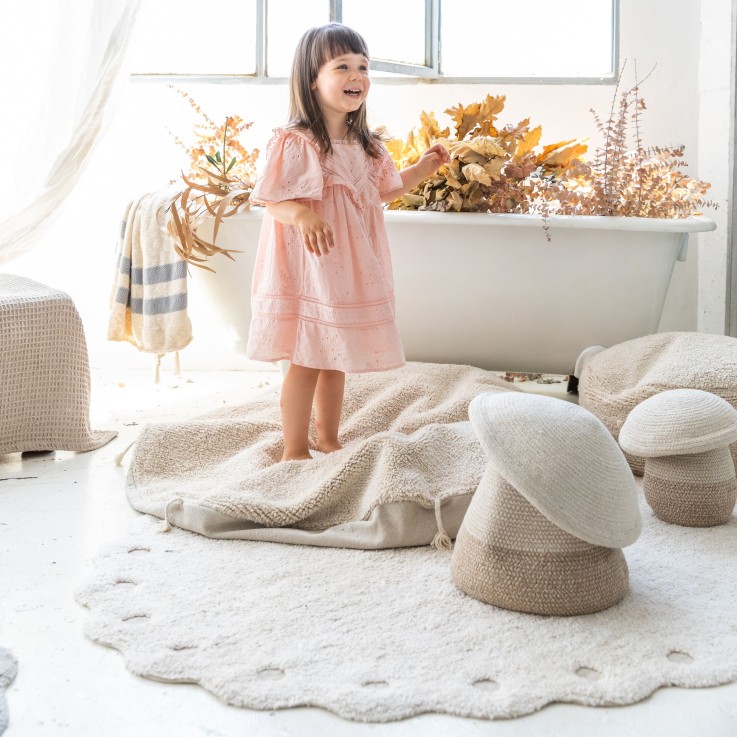 Tapis Ovale En Coton Pomme De Pin Cotton Woods