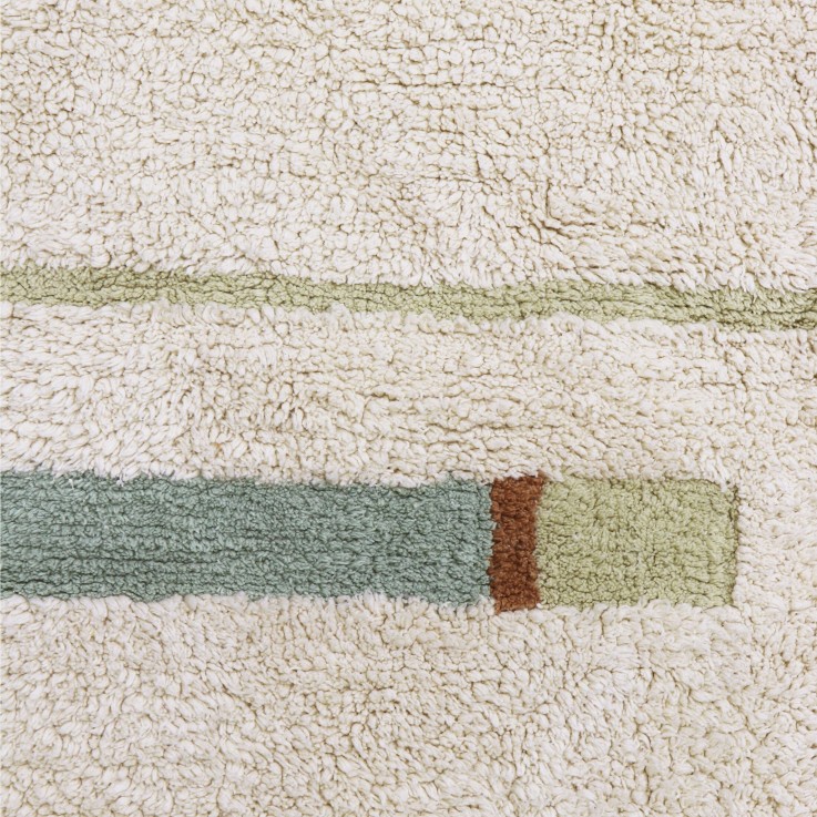 Tapis Rectangulaire En Coton Voies Eco-City