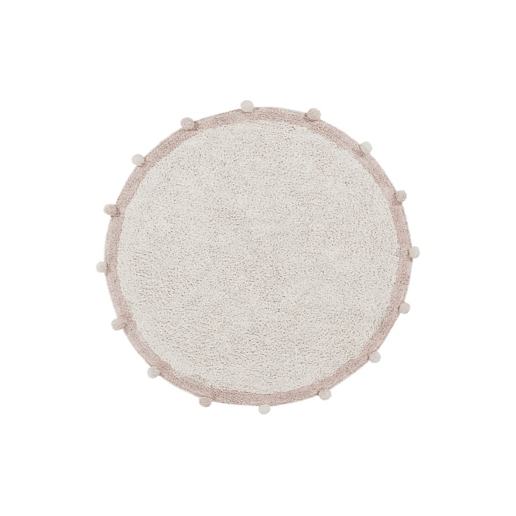 Tapis Rond En Coton Bubbly