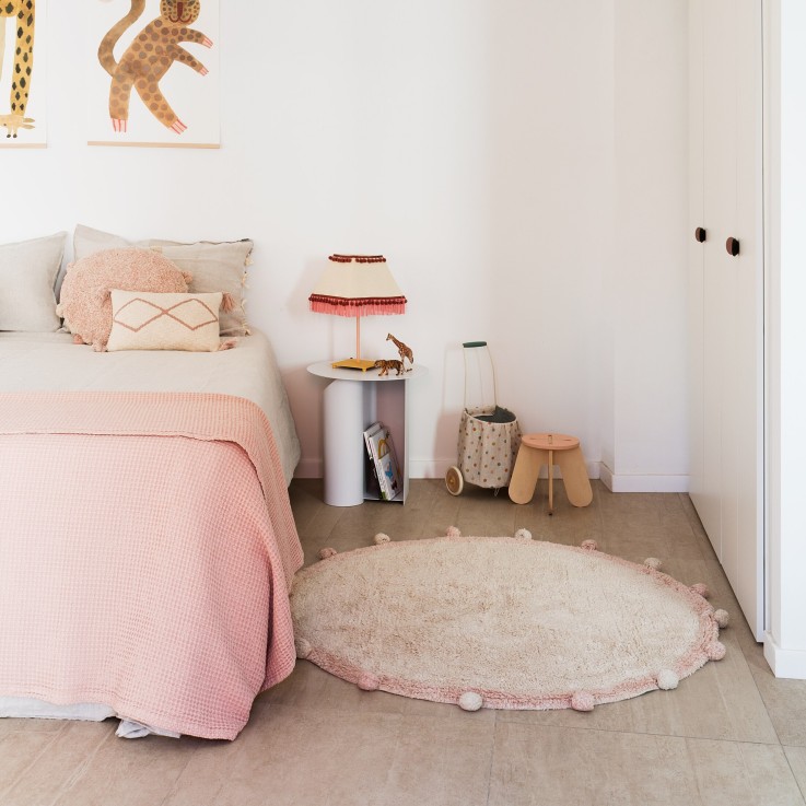 Tapis Rond En Coton Bubbly