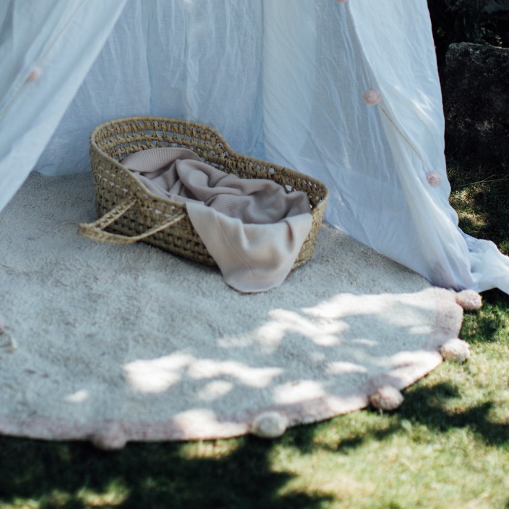 Tapis Rond En Coton Bubbly