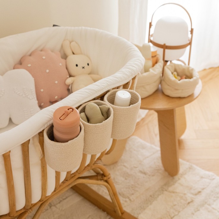 Panier Pour Berceau En Coton Bamboo