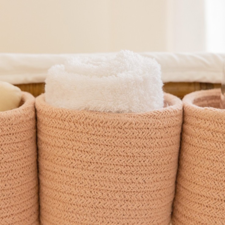 Panier Pour Berceau En Coton Bamboo