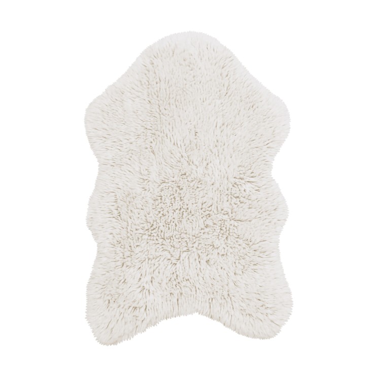 Tapis En Laine Woolly Mouton Beige