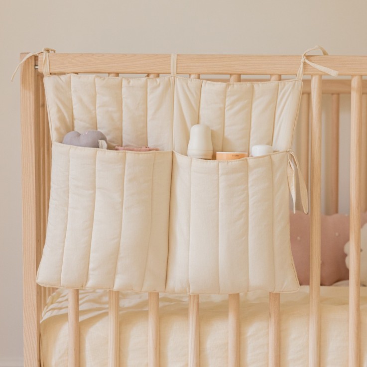 Porte-Poche De Lit Benjamin En Coton Bamboo