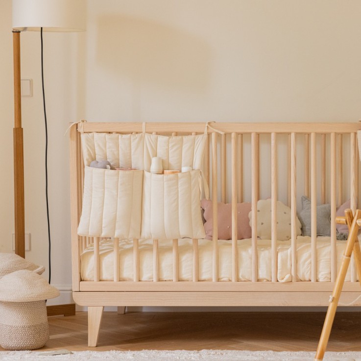 Porte-Poche De Lit Benjamin En Coton Bamboo