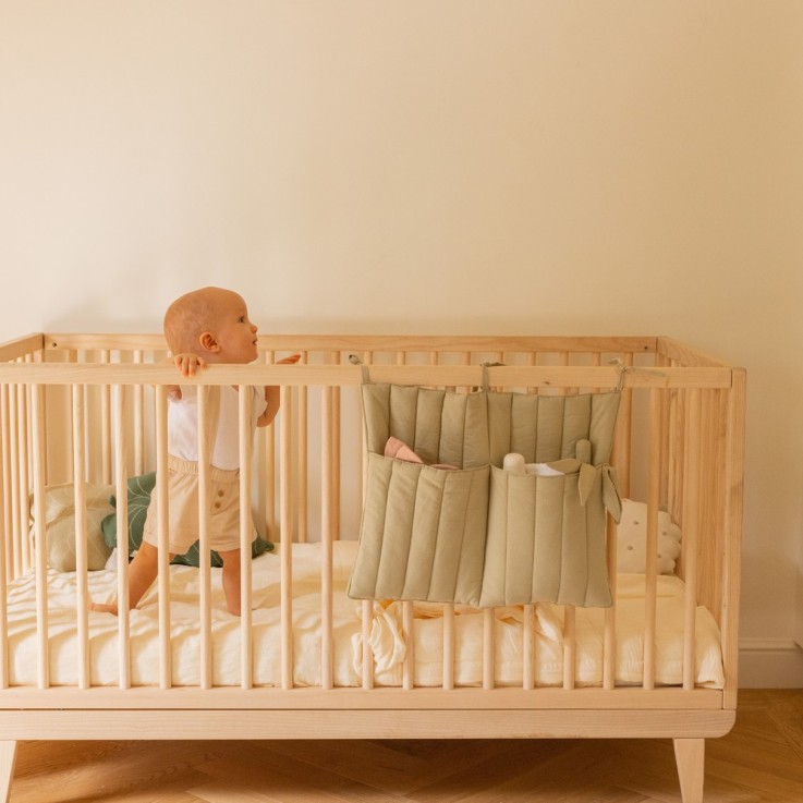 Porte-Poche De Lit Benjamin En Coton Bamboo