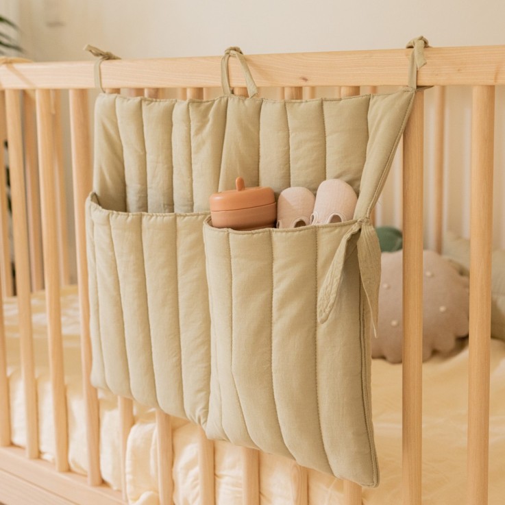Porte-Poche De Lit Benjamin En Coton Bamboo