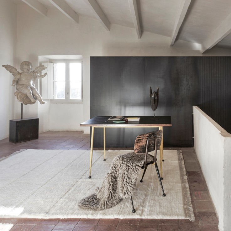 Tapis À Laine Rectangulaire Steppe Sheep Of The World