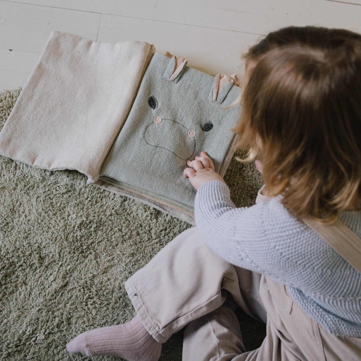 Livre Sensoriel En Coton Animaux Green Toys