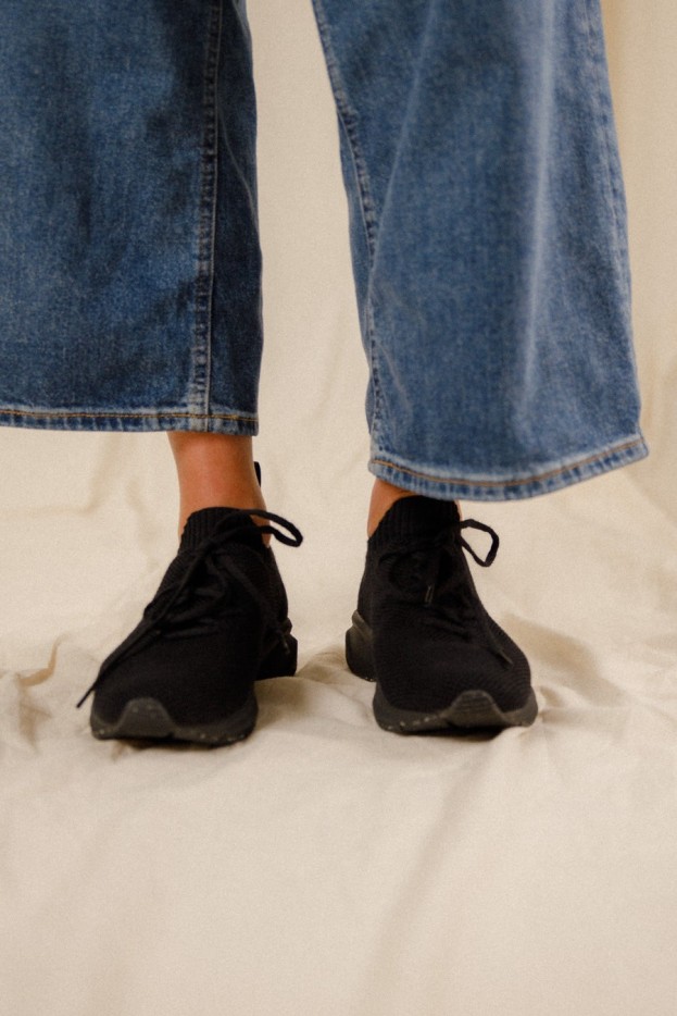 Baskets Knit 2 maille laine vierge