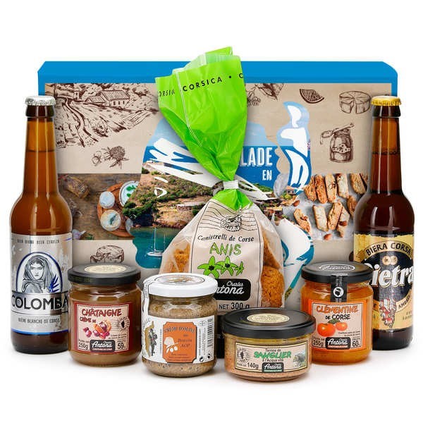 Coffret gourmand Balade en Corse - Coffret cadeau 7 produits