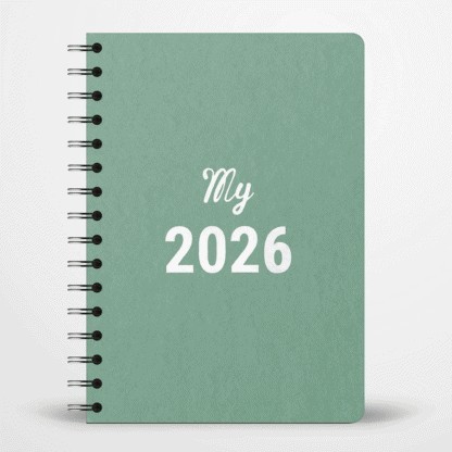 Agenda 2026 spirale A5 Matière recyclée