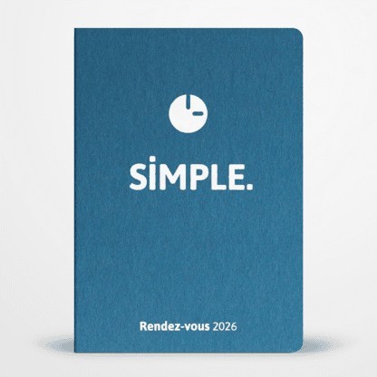 Agenda semainier 2026 Simple Rendez-Vous Matière recyclée