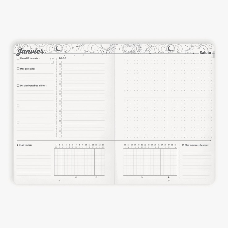 Agenda 2026 souple A5 Matière recyclée