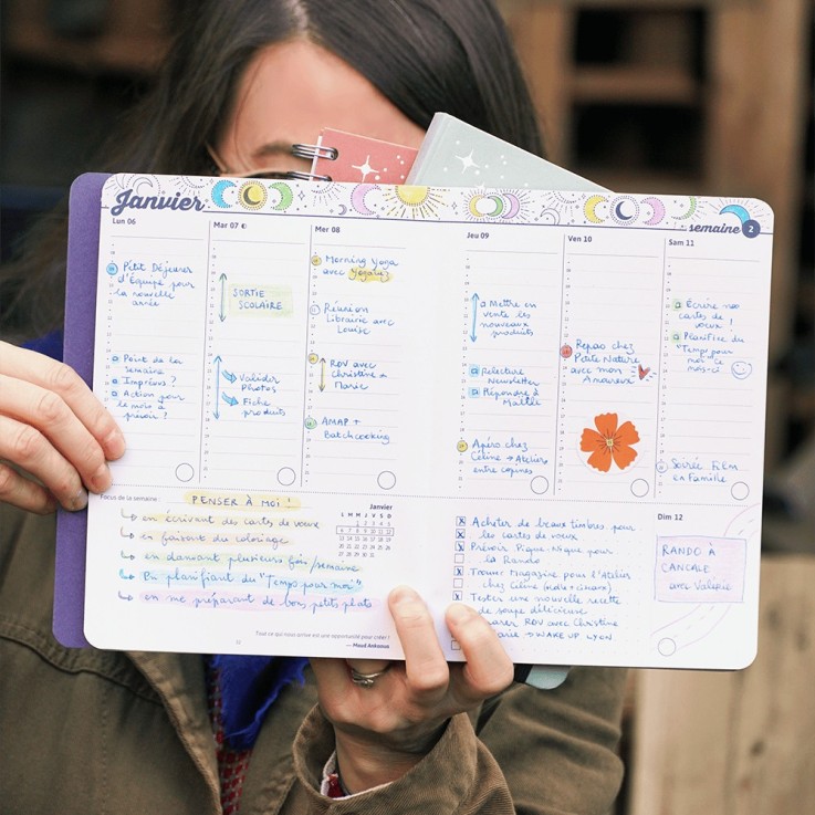 Agenda 2026 souple A5 Matière recyclée