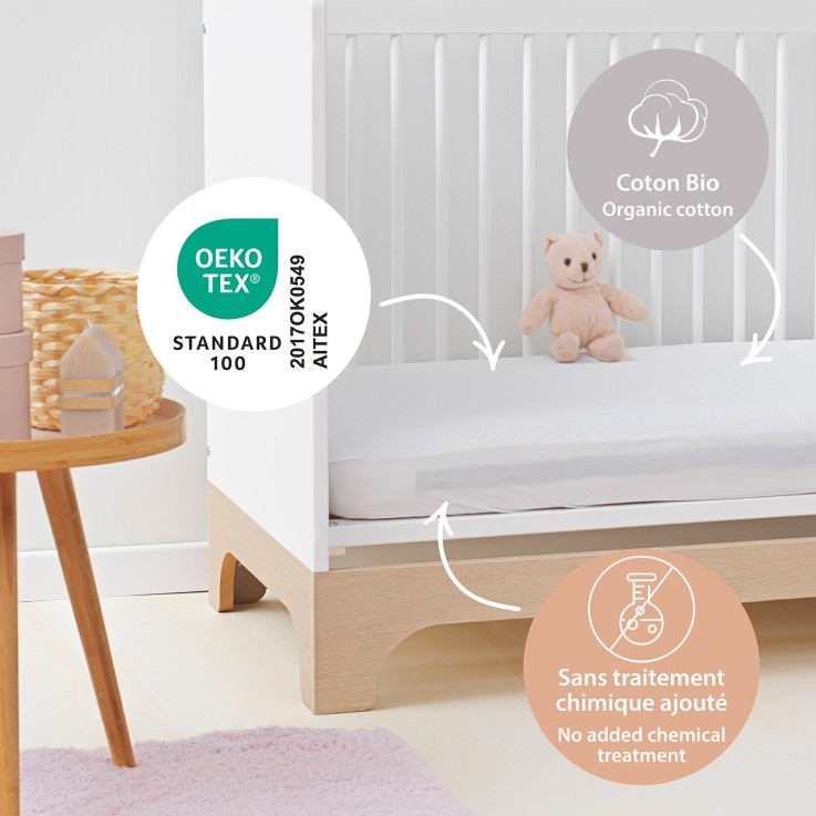 Alèse Bébé Imperméable Bouclette Coton Bio