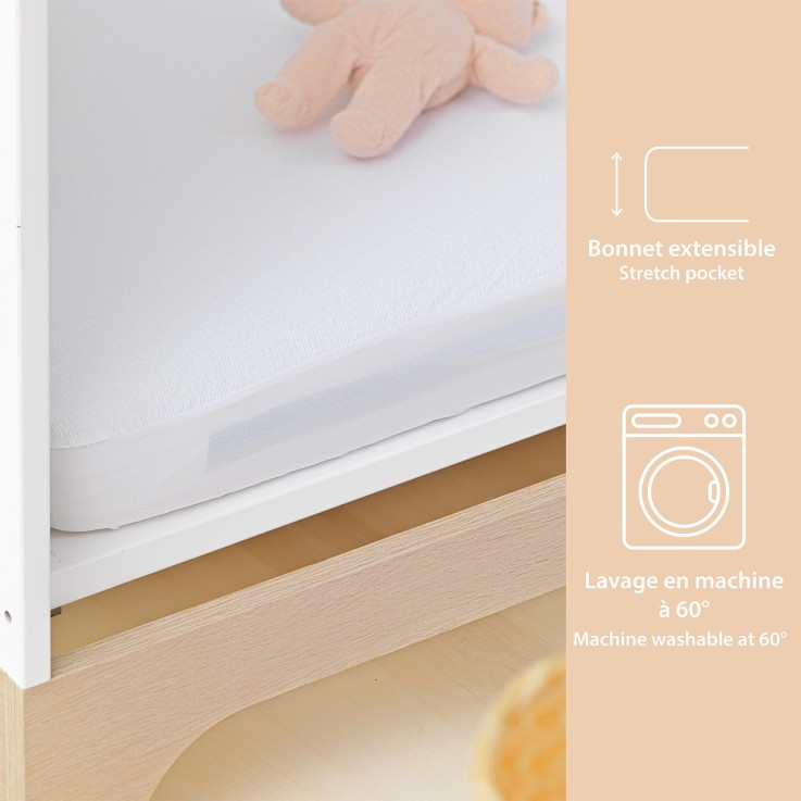 Alèse Bébé Imperméable Bouclette Coton Bio