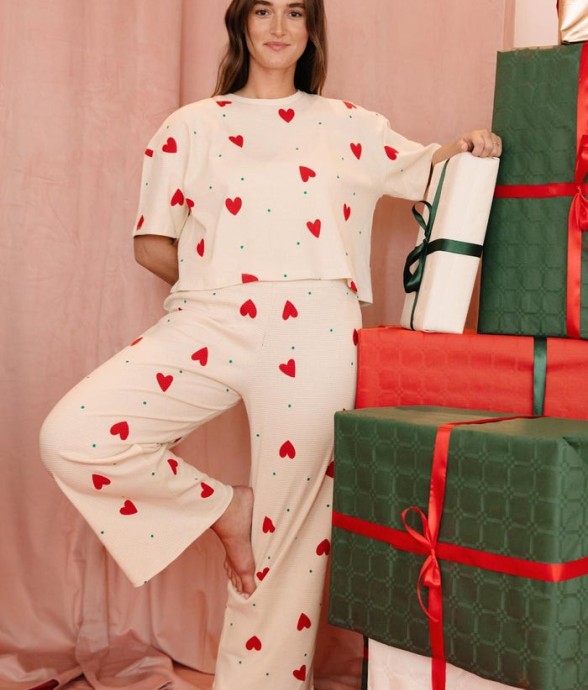 Ensemble pyjama Long gaufré...