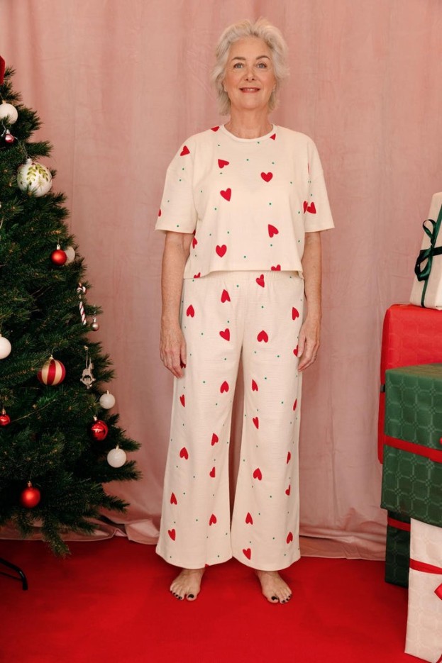 Ensemble pyjama Long gaufré Coton Bio