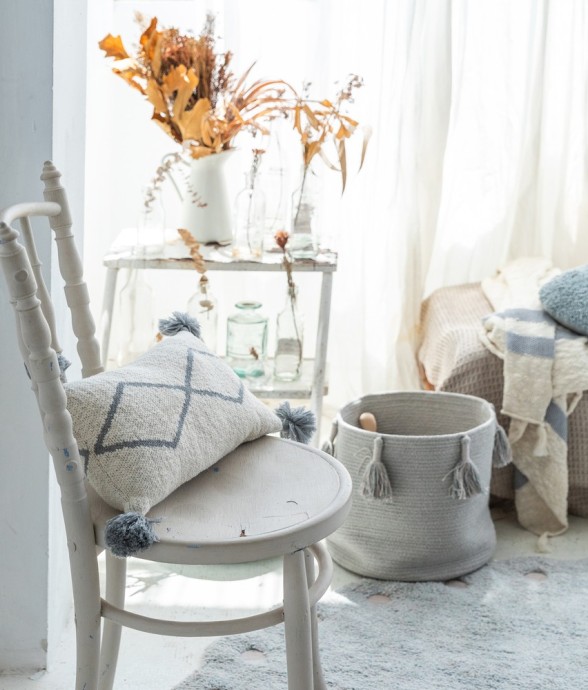 Coussin Tricoté En Coton...