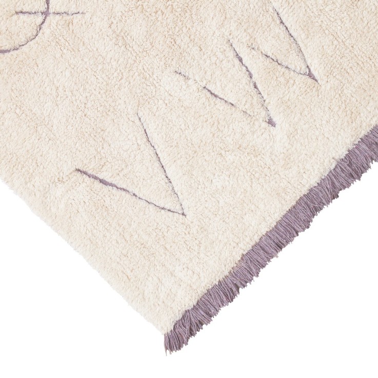 Tapis Rectangulaire En Coton Abc Upcyclé