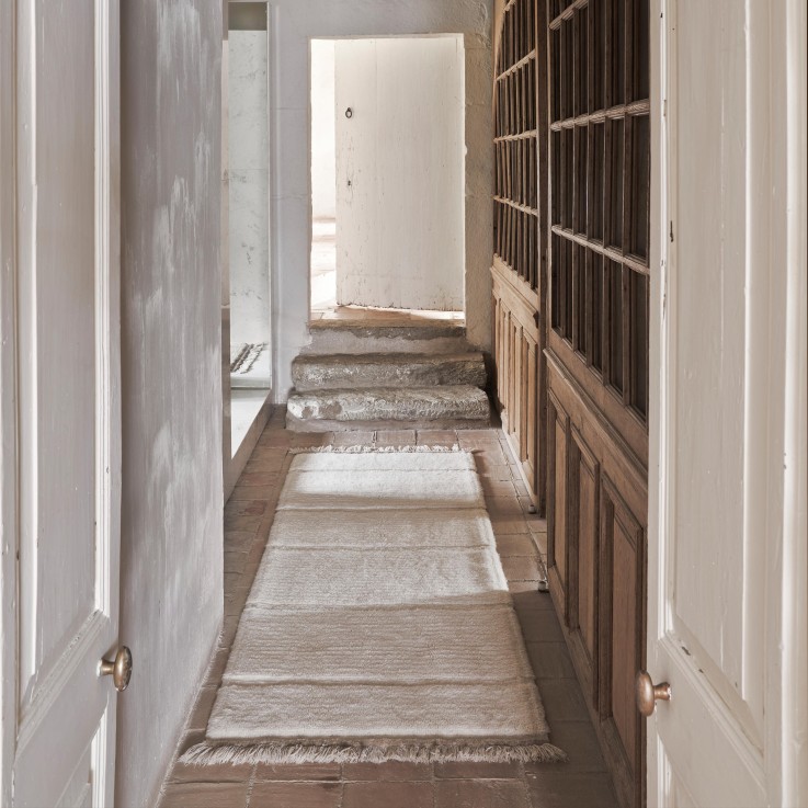 Tapis À Laine Rectangulaire Steppe Sheep Of The World