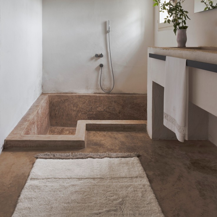 Tapis À Laine Rectangulaire Steppe Sheep Of The World