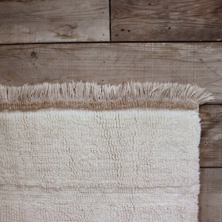 Tapis À Laine Rectangulaire Steppe Sheep Of The World