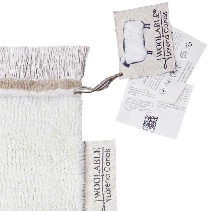 Tapis À Laine Rectangulaire Steppe Sheep Of The World