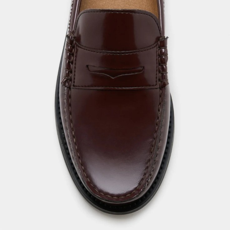 Mocassins mixtes Braga en cuir d'olive