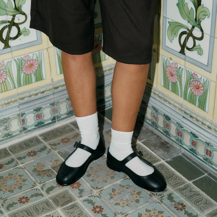 Ballerine à bride Gaia Fibres Recyclées