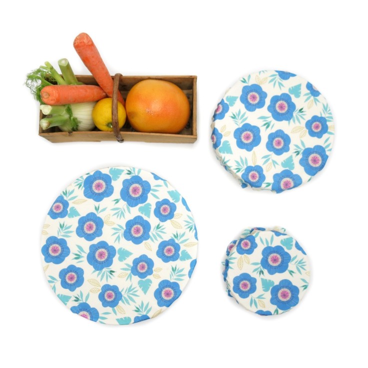Recouvre bol en Coton Bio x 3 (S/M/L)
