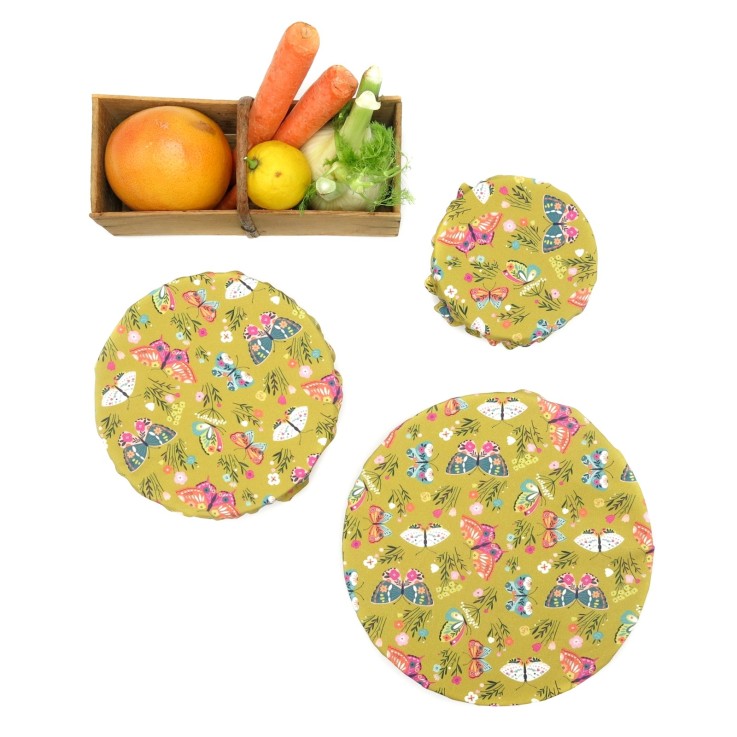 Recouvre bol en Coton Bio x 3 (S/M/L)