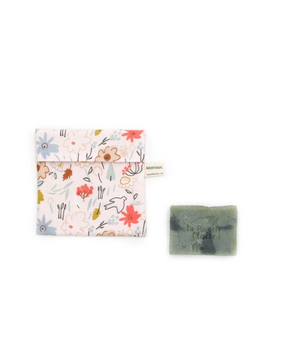 Pochette à savon doublée en...