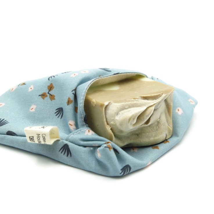 Pochette à savon doublée en Coton