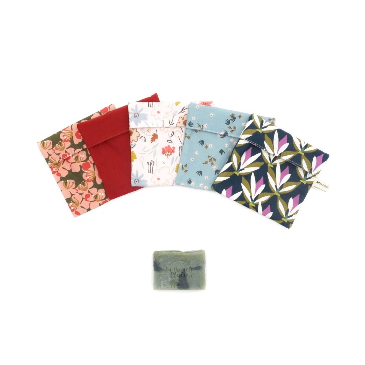 Pochette à savon doublée en Coton