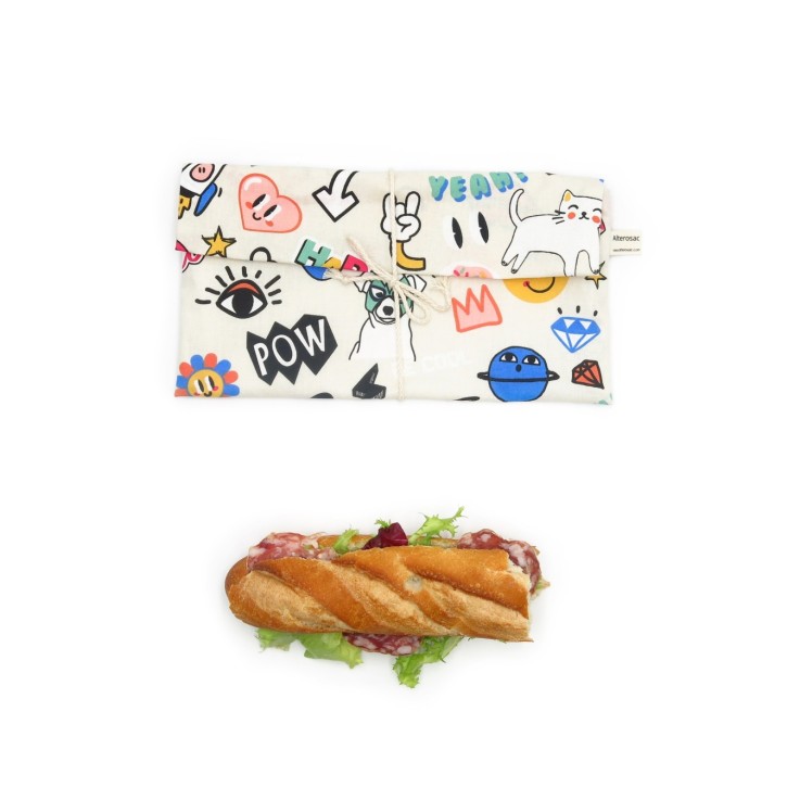 Pochette à sandwich en Coton (M)
