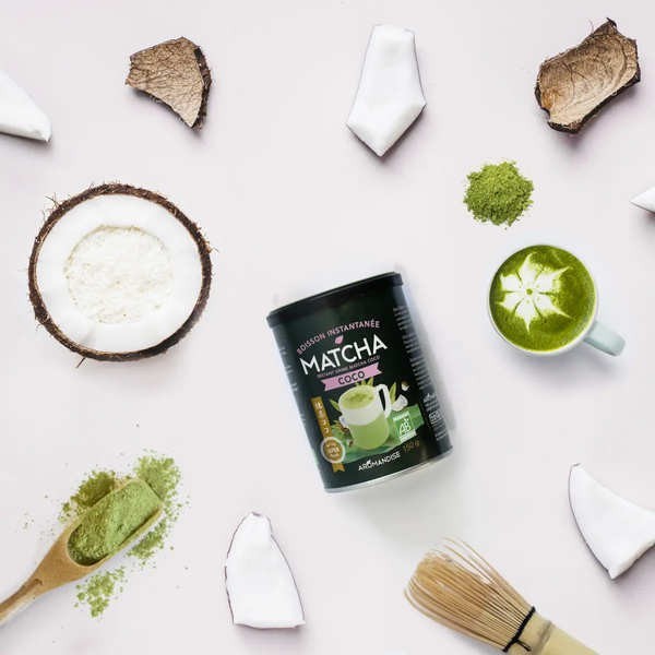 Boisson instantanée bio - Matcha Coco - Boîte de 150g