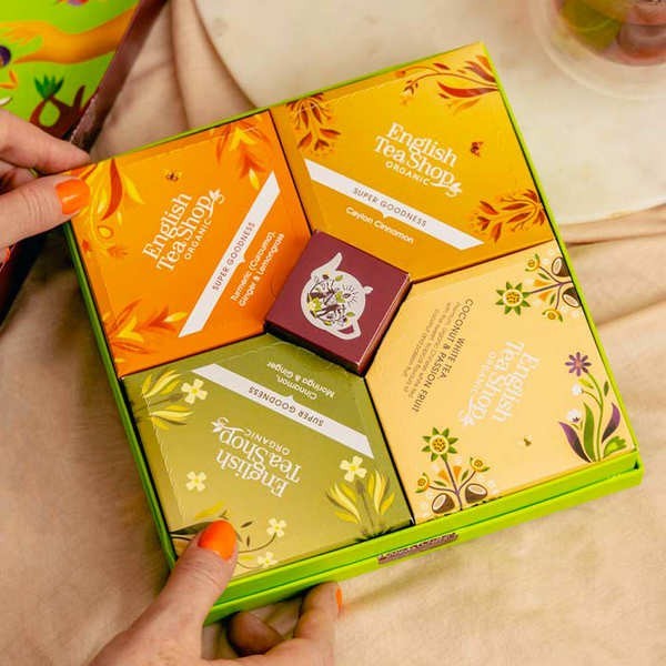 Coffret Moments pour Soi 32 sachets de thés & infusions bio - 4 mélanges - Coffret 32 sachets (58g)