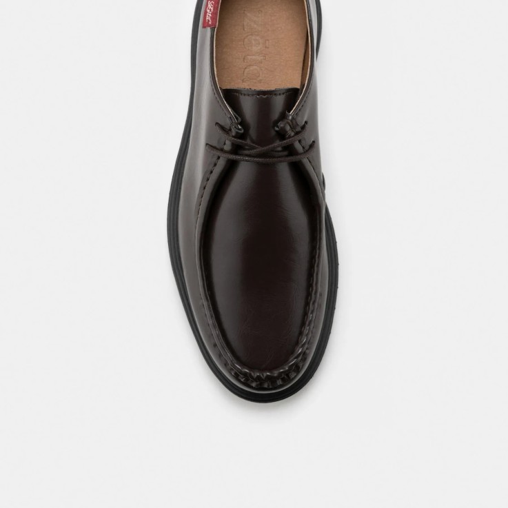 Derbies mixtes Soajo en cuir d'olive