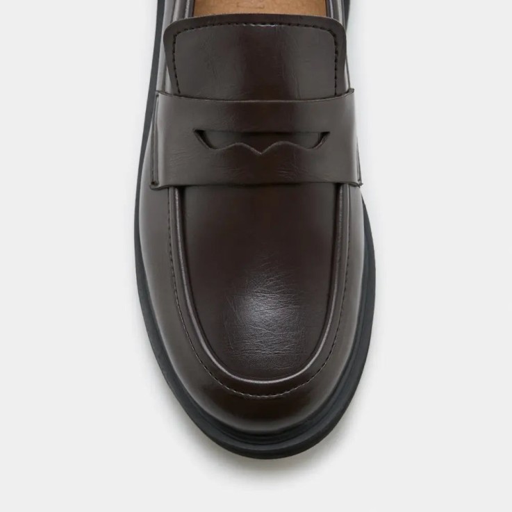 Mocassins mixtes Douro en cuir d'olive