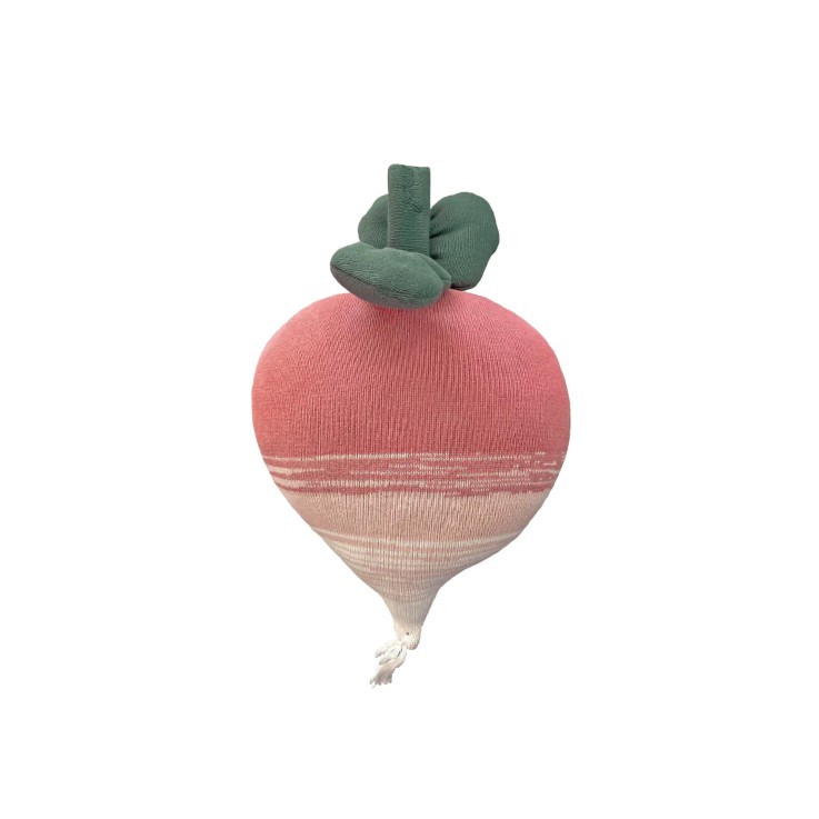 Coussin Tricoté En Coton Ramona Le Radis Oli&Carol