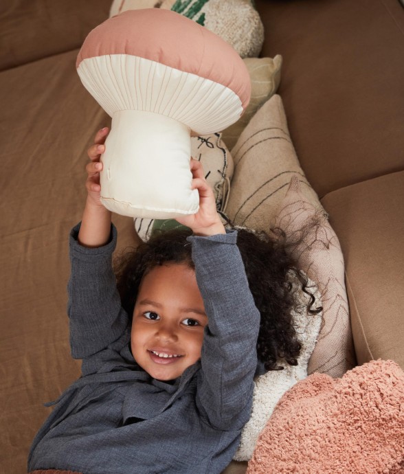 Coussin En Coton Champignon...
