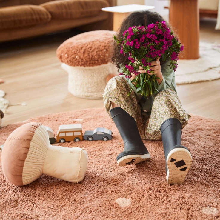 Coussin En Coton Champignon Chasse Aux Champignons